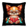 Chihuahua Reading a Book Dog Pillowcase Chihuahua Reading a Book Dog Pillowcase