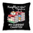 Christmas Book Lovers Naughty Or Nice Pillowcase Christmas Book Lovers Naughty Or Nice Pillowcase