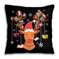 Christmas Librarian Reindeer Xmas Book Teachers Love Reading Pillowcase