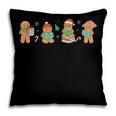 Christmas Library Gingerbread Man Books Lover Bookish Pillowcase Christmas Library Gingerbread Man Books Lover Bookish Pillowcase