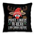 Christmas Matching Most Likely To Read A Book PJS Pillowcase
