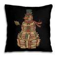 Christmas Snowman Made Of Books Holiday Reading Xmas Pillowcase