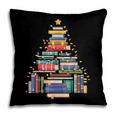 Christmas Tree Made Of Books Librarian Reader Holiday Pillowcase