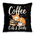 Coffee Cats And Books Lover For Women & Men Coffee Pillowcase Coffee Cats And Books Lover For Women & Men Coffee Pillowcase
