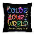 Color Our World Summer Reading 2025 Boho Wildflower Book Pillowcase