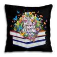 Color Our World Summer Reading 2025 Cute Book Wildflowers Pillowcase