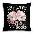 Coquette 100 Days Of Bows Books Reading 100th Day Of School Pillowcase Coquette 100 Days Of Bows Books Reading 100th Day Of School Pillowcase