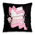 Coquette Reading Book Lover Pink Bow Bookish Mom & Daughter Pillowcase