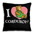 Corduroy I Heart Corduroy Teddy Bear Retro Children's Book Pillowcase Corduroy I Heart Corduroy Teddy Bear Retro Children's Book Pillowcase