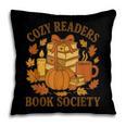 Cozy Readers Book Society Vintage Fall Books & Pumpkin Pillowcase