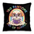 Cute 100th Day Of School 100 Days Dog Reading Book Rainbow Pillowcase Cute 100th Day Of School 100 Days Dog Reading Book Rainbow Pillowcase