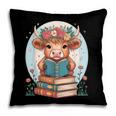 Cute Baby Highland Cow Reading Book Bookworm For Men Women Pillowcase Cute Baby Highland Cow Reading Book Bookworm For Men Women Pillowcase