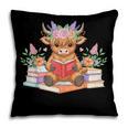 Cute Baby Highland Cow Reading Book Lover Toddler Pillowcase Cute Baby Highland Cow Reading Book Lover Toddler Pillowcase