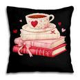 Cute Books And Coffee Crochet Valentines Day Tee For Couples Pillowcase Cute Books And Coffee Crochet Valentines Day Tee For Couples Pillowcase