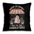 Cute Bookstore Ghost Retro Women Book Lovers Pillowcase
