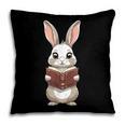 Cute Bookworm Bunny Reading For Kids And Teachers Pillowcase Cute Bookworm Bunny Reading For Kids And Teachers Pillowcase