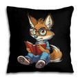 Cute Coyote With Book I Kids Coyote Pillowcase