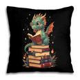 Cute Dragon Reading Book Bookworm Dragons And Books Pillowcase Cute Dragon Reading Book Bookworm Dragons And Books Pillowcase