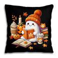 Cute Ghost Reading Book Lovers Halloween Pumpkin Women Girls Pillowcase Cute Ghost Reading Book Lovers Halloween Pumpkin Women Girls Pillowcase