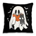 Cute Ghost Reading Book Spooky Season Halloween Costume Kids Pillowcase Cute Ghost Reading Book Spooky Season Halloween Costume Kids Pillowcase