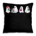 Cute Ghosts Reading Books Lover Spooky Season Halloween Pillowcase