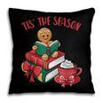 Cute Gingerbread Man Reading Book Nerd Christmas Bookish Pillowcase Cute Gingerbread Man Reading Book Nerd Christmas Bookish Pillowcase