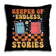 Cute Librarian Library Book Lover Keeper Of Endless Stories Pillowcase