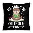 Cute Otter Reading Book Lover Sea Otters Animal Lover Pillowcase
