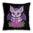 Cute Pastel Goth Bat Reading Book Pillowcase Cute Pastel Goth Bat Reading Book Pillowcase
