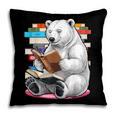 Cute Polar Bear Is Reading a Book Reading Polar Bear Pillowcase