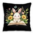 Cute Rabbit And Book Women Girls Reading Book Rabbit Lover Pillowcase Cute Rabbit And Book Women Girls Reading Book Rabbit Lover Pillowcase