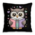 Cute Reading Owl Book Lover Teacher Librarian Bookworm Pillowcase Cute Reading Owl Book Lover Teacher Librarian Bookworm Pillowcase