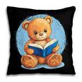 Cute Teddy Bear Reading Book Fun Pillowcase