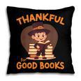 Cute Thanksgiving Teacher Librarian Thankful Reading Books Pillowcase