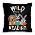 Cute Wildlife Zoo Animals For Book Reader Bookworms Pillowcase