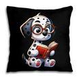 Dalmatian Reading a Book Dog Pillowcase