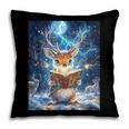 Deer Reads Book Women Girls Reindeer Pillowcase