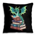 Dragon Reading Books Fantasy Lovers Mythical Creatures Pillowcase