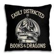 Easily Distracted By Books And Dragons Book Dragon Lover Pillowcase Easily Distracted By Books And Dragons Book Dragon Lover Pillowcase