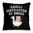 Easily Distracted By Books Silly-Goose Bookish Library Read Pillowcase
