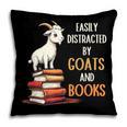 Easily Distracted By Goats And Books Goats And Book Reading Pillowcase Easily Distracted By Goats And Books Goats And Book Reading Pillowcase