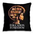 Education Is Freedom Afro Woman Book Illustration Pillowcase Education Is Freedom Afro Woman Book Illustration Pillowcase