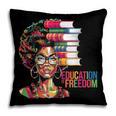 Education Is Freedom History Month Teacher Books Afro Pillowcase