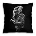 Elephant Holds Book Wriing Motif Animal Artwork Elephant Pillowcase