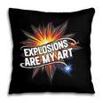 Explosions Are My Art Comic Book Boom Pillowcase