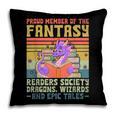 Fantasy Reader Society Reading Book Retro Bookworm Reader Pillowcase Fantasy Reader Society Reading Book Retro Bookworm Reader Pillowcase