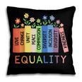 Floral Book Equality Human Rights Social Justice Peace Love Pillowcase Floral Book Equality Human Rights Social Justice Peace Love Pillowcase