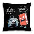 Gamer Book Lover Girl Women Bookworm Video Gaming Daughter Pillowcase