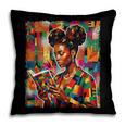 Geometric History Educated Women Reading Book Melanin Pillowcase