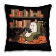 Ghost Library Reading Books Halloween Men Women Kids Pillowcase